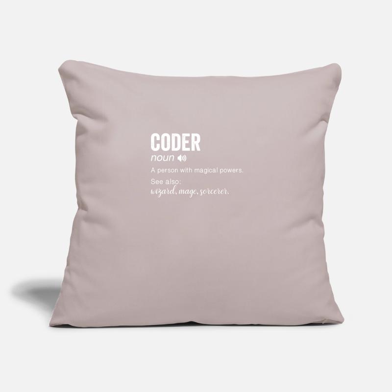 Programmierer Entwickler IT Admin Programmierer Codierung Sofakissenbezug 45 x 45 cm
