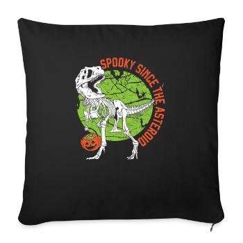 Dinosaur Halloween Trick Or Treat Dino Lover - Sofa pillowcase 17,3'' x 17,3'' (45 x 45 cm) - black - Front