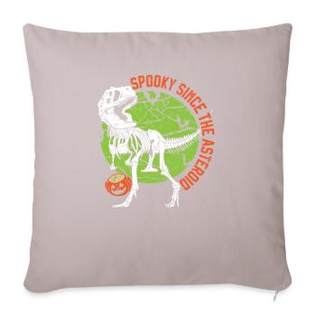 Dinosaur Halloween Trick Or Treat Dino Lover - Sofa pillowcase 17,3'' x 17,3'' (45 x 45 cm) - light taupe - Front