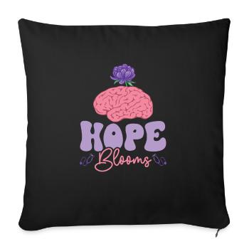 Caregiver Alzheimer's Awareness Medical Caregiving - Sofa pillowcase 17,3'' x 17,3'' (45 x 45 cm) - black - Front