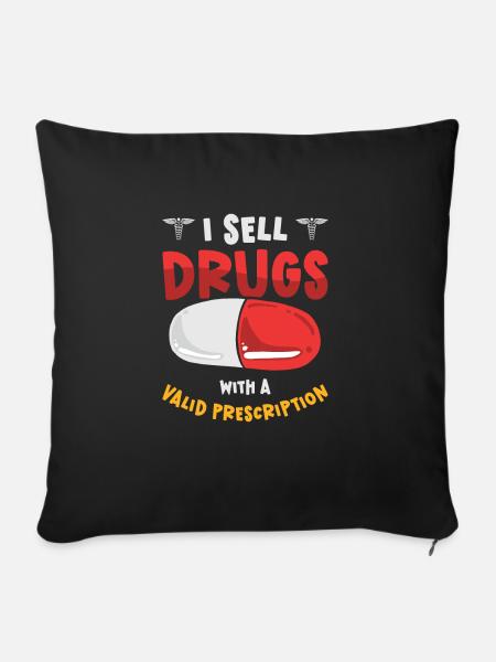 Pharmazietechniker Pharmazietechniker CPHT - Sofakissenbezug 45 x 45 cm - Schwarz