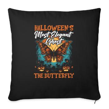 Butterfly Halloween Trick Or Treat Insect Lover - Sofa pillowcase 17,3'' x 17,3'' (45 x 45 cm) - black - Front