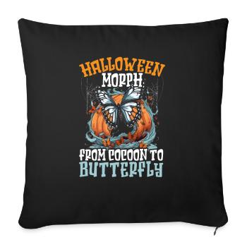 Butterfly Halloween Trick Or Treat Insect Lover - Sofa pillowcase 17,3'' x 17,3'' (45 x 45 cm) - black - Front