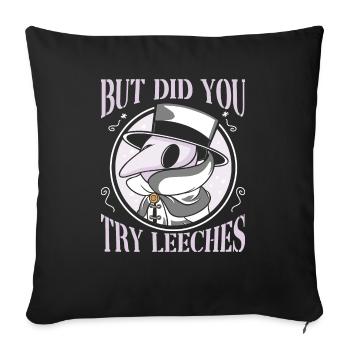 Plague Doctor Medieval Doctor Doctor Doctor - Sofa pillowcase 17,3'' x 17,3'' (45 x 45 cm) - black - Front