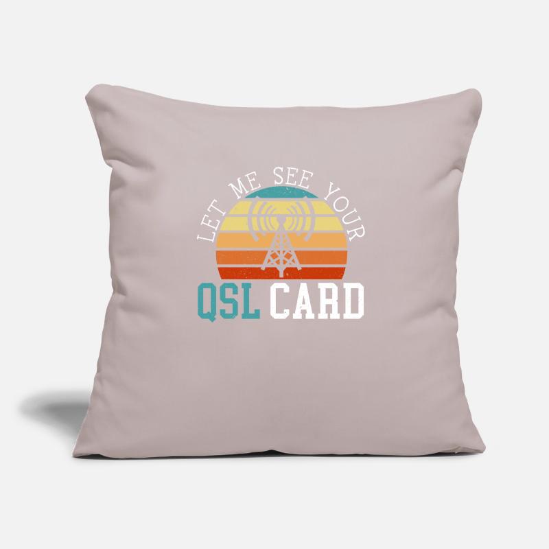 Ham Radio Operator Morse Code Radioactivity Sofa pillowcase 17,3'' x 17,3'' (45 x 45 cm)