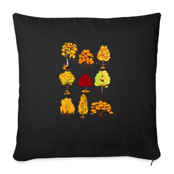 Halloween, Autumn, Trees, Autumn, Season, Leaves, Leaf - Sofa pillowcase 17,3'' x 17,3'' (45 x 45 cm) - black - Front