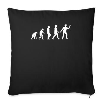 Virtual Reality VR Geschenk - Sofakissenbezug 45 x 45 cm - Schwarz - Vorne