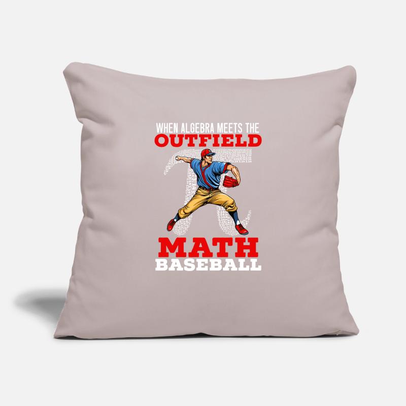 Baseball Math Lover Mathematician Baseball Player Sofa pillowcase 17,3'' x 17,3'' (45 x 45 cm)