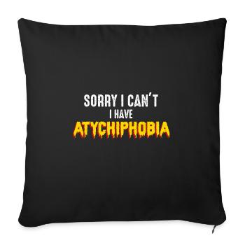 Atychiphobie Graphique Atychiphobie Conscience - Housse de coussin décorative 45 x 45 cm - noir - Devant