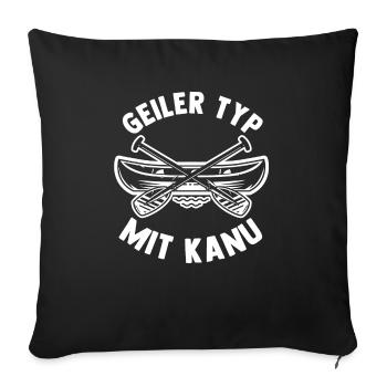 Schullehrer Lehrer - Sofakissenbezug 45 x 45 cm - Schwarz - Vorne