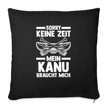 Schullehrerin Lehrerin - Sofakissenbezug 45 x 45 cm - Schwarz - Vorne