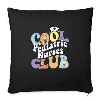 Cool Pediatric Nurses Club Pedia Squad Pediatrist - Sofakissenbezug 45 x 45 cm - Schwarz - Vorne