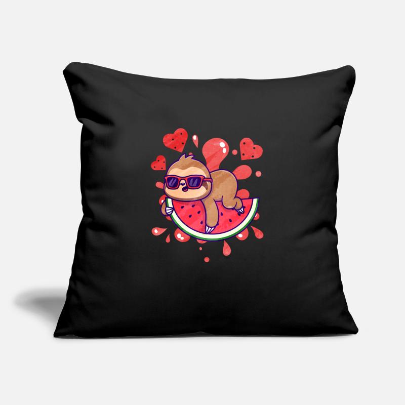 Pastèque Housse de coussin décorative 45 x 45 cm