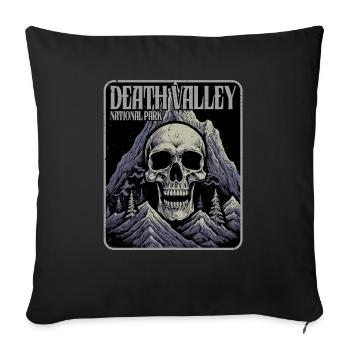 Funny death valley national park united states - Sofa pillowcase 17,3'' x 17,3'' (45 x 45 cm) - black - Front