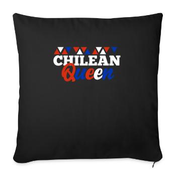 Chile - Sofakissenbezug 45 x 45 cm - Schwarz - Vorne