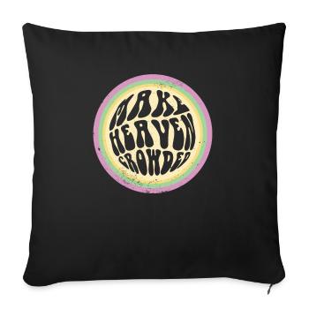 Bible Verses Make Heaven Crowded Faith In Jesus - Sofa pillowcase 17,3'' x 17,3'' (45 x 45 cm) - black - Front