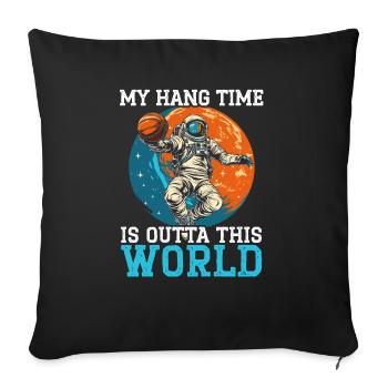 Astronaut Basketball Outerspace Basketball Player - Sofa pillowcase 17,3'' x 17,3'' (45 x 45 cm) - black - Front