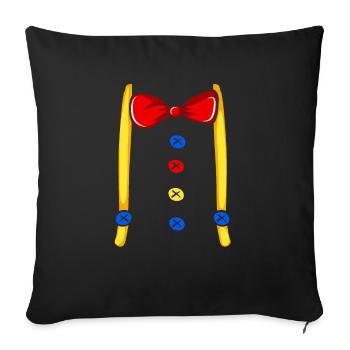 Clown Costume Halloween Lover Funny Fright - Sofa pillowcase 17,3'' x 17,3'' (45 x 45 cm) - black - Front