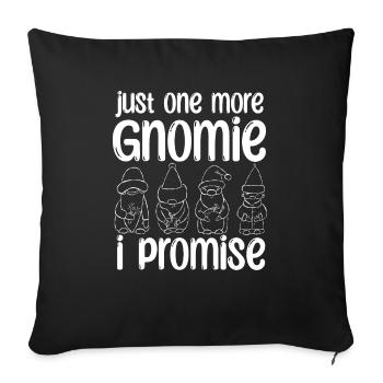 Juste un Gnomie de plus je promets - Housse de coussin décorative 45 x 45 cm - noir - Devant