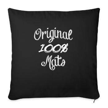 100% Original Mats - Sofakissenbezug 45 x 45 cm - Schwarz - Vorne
