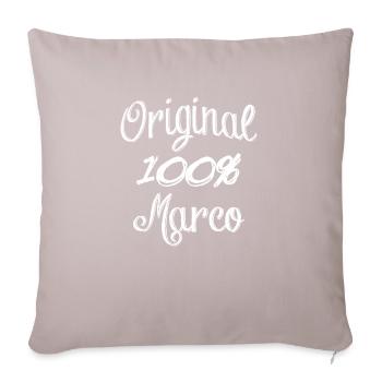 100% Original Marco - Sofa pillowcase 17,3'' x 17,3'' (45 x 45 cm) - light taupe - Front