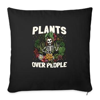 Jardiniers, amateurs de plantes de jardin, collectionneurs de plantes - Housse de coussin décorative 45 x 45 cm - noir - Devant