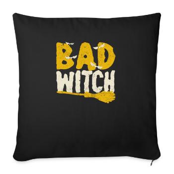 Wicked Witch Funny Matching Family Couple - Sofa pillowcase 17,3'' x 17,3'' (45 x 45 cm) - black - Front