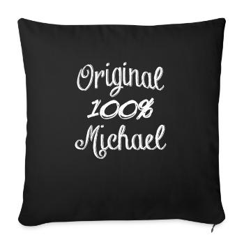 Original 100% Michael - Housse de coussin décorative 45 x 45 cm - noir - Devant