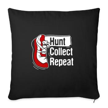Shoe Collector Shoemaker Sneaker Addict - Sofa pillowcase 17,3'' x 17,3'' (45 x 45 cm) - black - Front