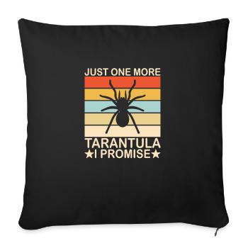 Spider Web Tarantula Arachnid Spider Lover - Sofa pillowcase 17,3'' x 17,3'' (45 x 45 cm) - black - Front