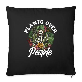 Jardiniers, amateurs de plantes de jardin, collectionneurs de plantes - Housse de coussin décorative 45 x 45 cm - noir - Devant