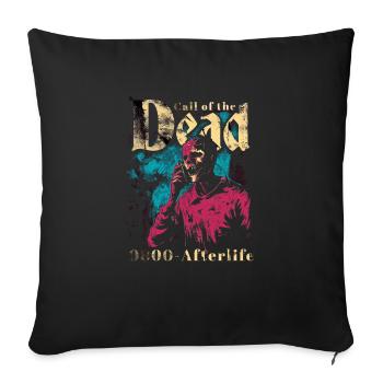 Zombie-Horror-Ruf - Sofakissenbezug 45 x 45 cm - Schwarz - Vorne