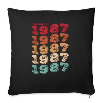 Jahrgang 1987 Geschenke Legende für 36-Jährige - 36. - Sofakissenbezug 45 x 45 cm - Schwarz - Vorne