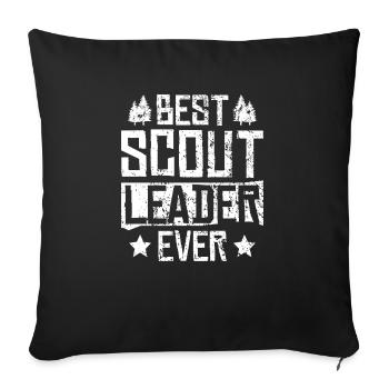 Cub Master Design Für Einen Pfadfinderführer - Housse de coussin décorative 45 x 45 cm - noir - Devant