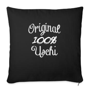 Original 100% Uschi - Housse de coussin décorative 45 x 45 cm - noir - Devant