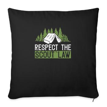 Cub Matser Design Für Einen Pfadfinderführer - Sofa pillowcase 17,3'' x 17,3'' (45 x 45 cm) - black - Front