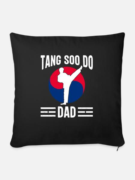 Tang Soo Do Geschenk - Sofakissenbezug 45 x 45 cm - Schwarz