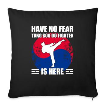 Tang Soo Do Cadeau - Housse de coussin décorative 45 x 45 cm - noir - Devant