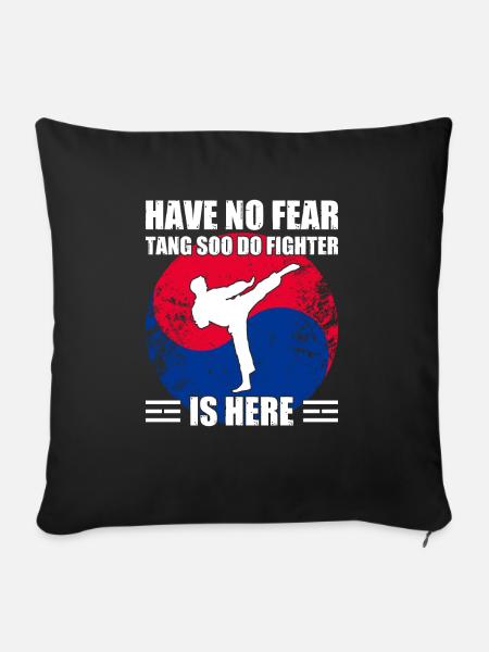 Tang Soo Do Geschenk - Sofakissenbezug 45 x 45 cm - Schwarz