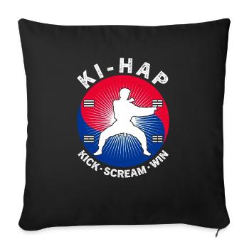 Tang Soo Do Cadeau - Housse de coussin décorative 45 x 45 cm - noir - Devant