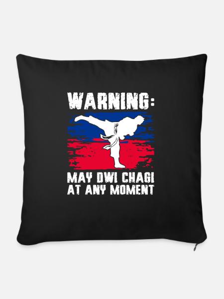 Tang Soo Do Geschenk - Sofakissenbezug 45 x 45 cm - Schwarz