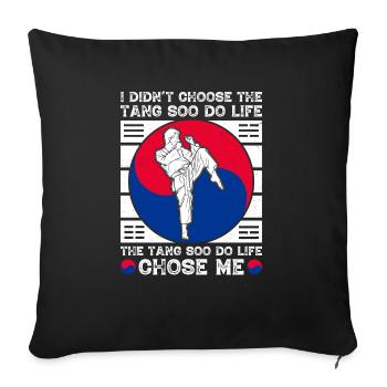 Tang Soo Do Cadeau - Housse de coussin décorative 45 x 45 cm - noir - Devant