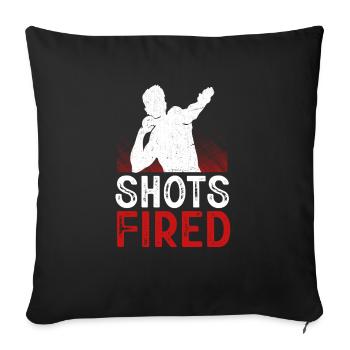 Shot Put Throwing Athletics - Sofa pillowcase 17,3'' x 17,3'' (45 x 45 cm) - black - Front