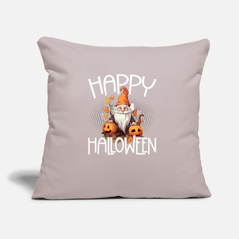 Gartenzwerg Halloween Süßes oder Saures Gärtner Sofakissenbezug 45 x 45 cm