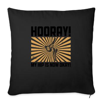 Bionisches Hüftdesign Für Einen Überlebenden Einer - Housse de coussin décorative 45 x 45 cm - noir - Devant
