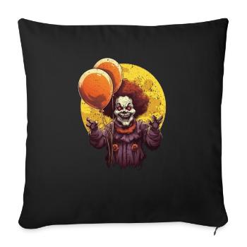 Balloon Halloween Trick Or Treat Spooky Boo Ghost - Housse de coussin décorative 45 x 45 cm - noir - Devant