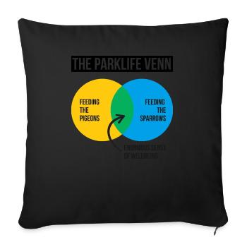 Blur - Parklife - Sofa pillowcase 17,3'' x 17,3'' (45 x 45 cm) - black - Front