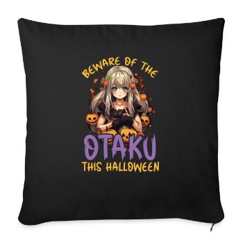 Anime Halloween Kawaii Trick Or Treat Spooky Manga - Housse de coussin décorative 45 x 45 cm - noir - Devant