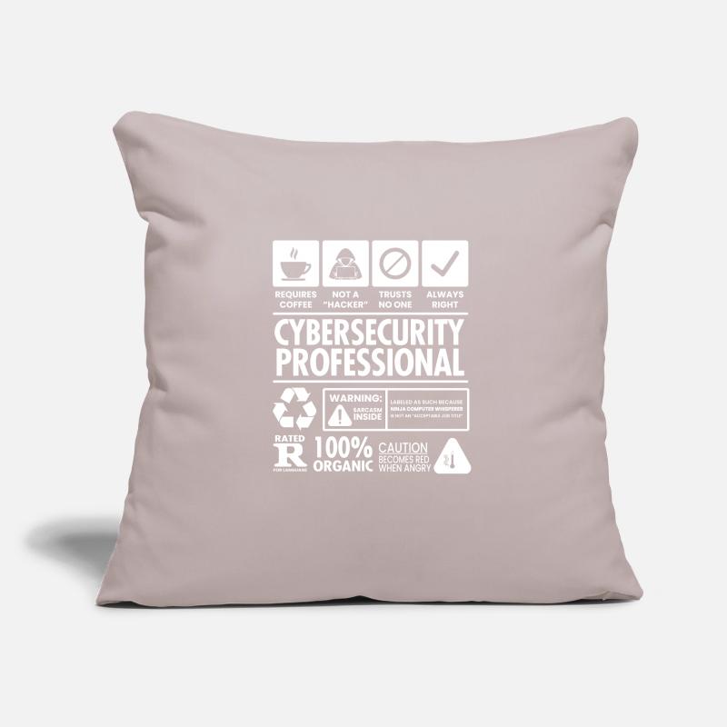 Cybersecurity Network Engineer Analyst Cyber Sofa pillowcase 17,3'' x 17,3'' (45 x 45 cm)