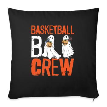 Basketball Halloween Trick Or Treat Spooky Baller - Sofa pillowcase 17,3'' x 17,3'' (45 x 45 cm) - black - Front